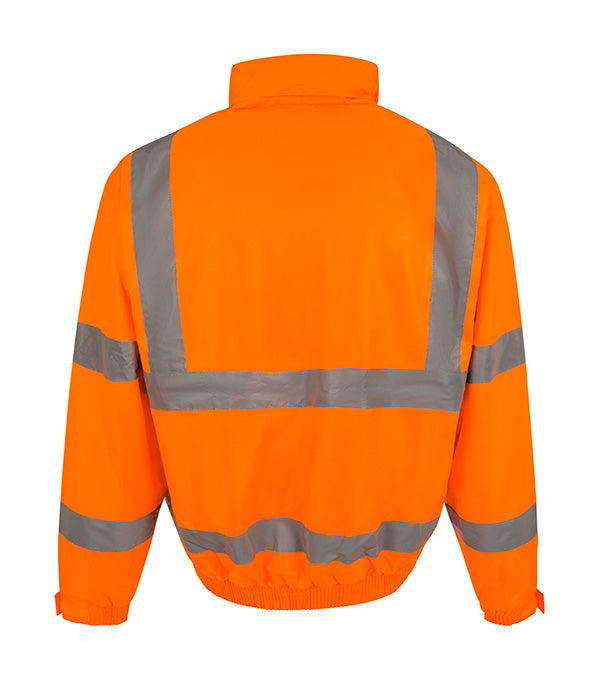 Beeswift Hi Vis Fleece Lined Bomber Jacket - - Customisable Bomber Jackets