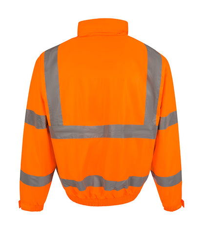 Beeswift Hi Vis Fleece Lined Bomber Jacket - - Customisable Bomber Jackets
