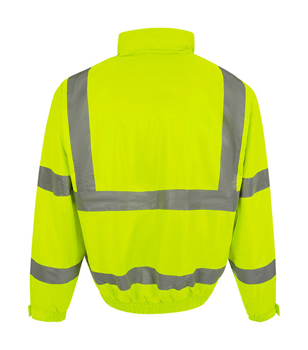 Beeswift Hi Vis Fleece Lined Bomber Jacket - - Customisable Bomber Jackets