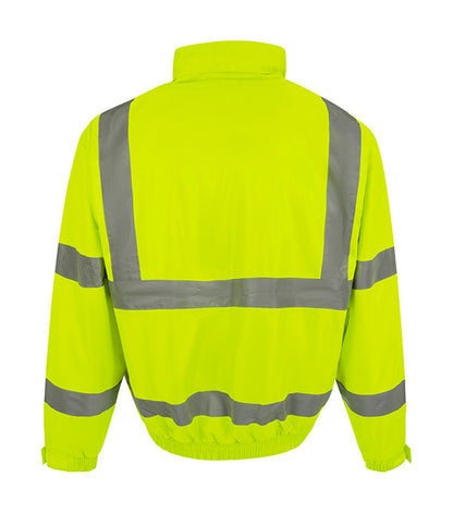 Beeswift Hi Vis Fleece Lined Bomber Jacket - - Customisable Bomber Jackets