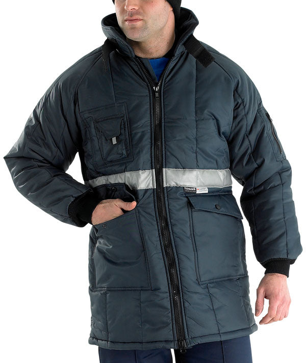 Beeswift Coldstar Freezer Jacket - Navy Blue - Customisable Freezer Wear
