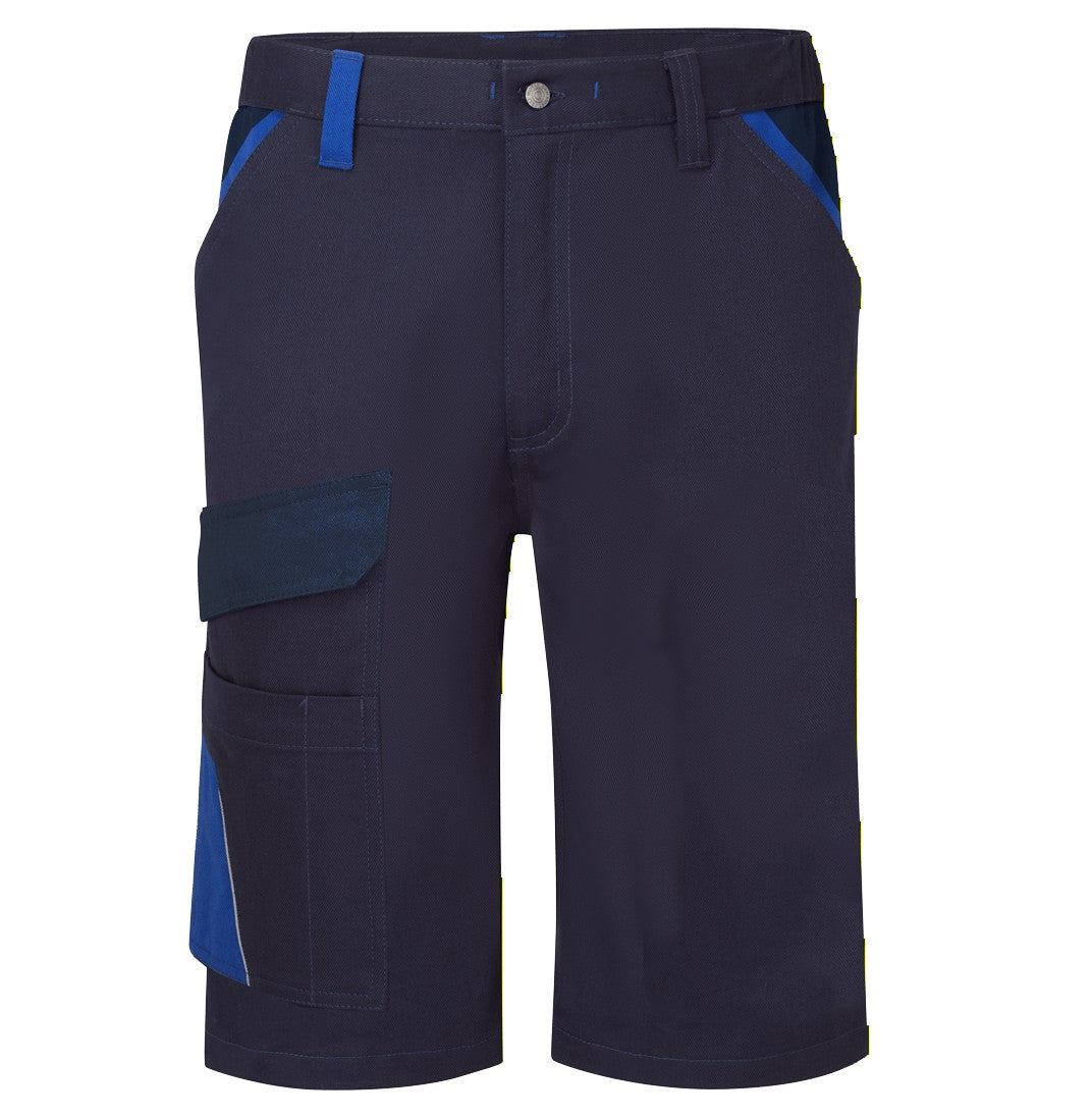 Wx1 Two Tone Cotton Shorts Cd114 - Navy Royal - Customisable Shorts