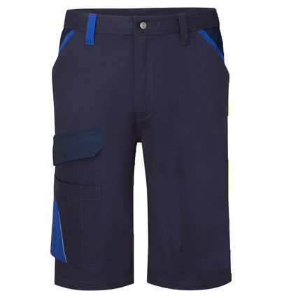 Wx1 Two Tone Cotton Shorts Cd114 - Navy Royal - Customisable Shorts