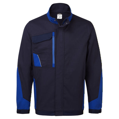 Wx1 Two Toned Insulated Cotton Work Jacket Cd118 - Navy Royal - Customisable Insulated Jackets