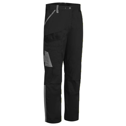 Wx1 Lightweight Cotton Work Trousers Cd131 - Black Grey - Customisable Work Trousers