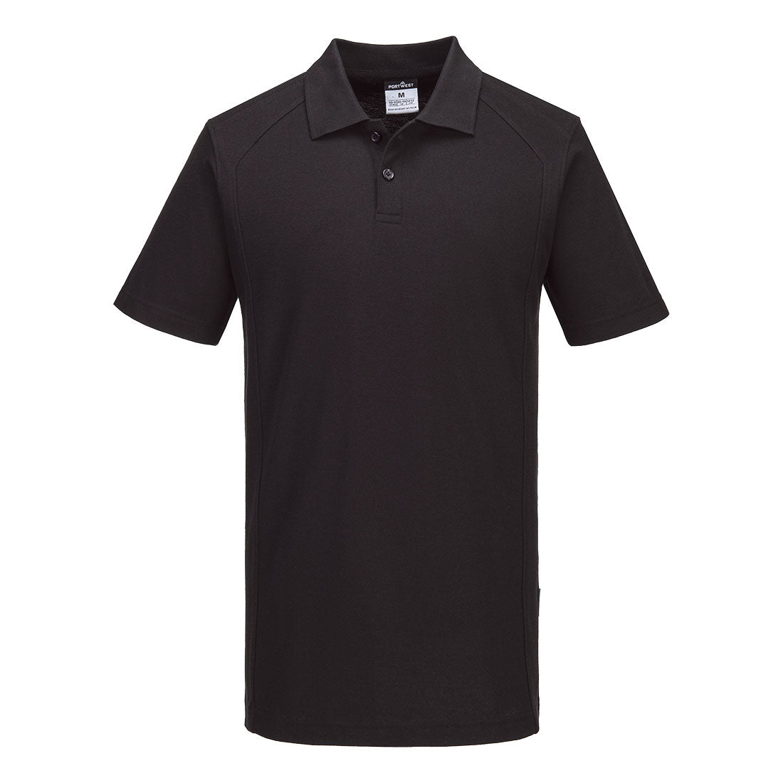 Wx2 Polo Shirt S/S Cd812 - Black - Customisable Polo Shirts