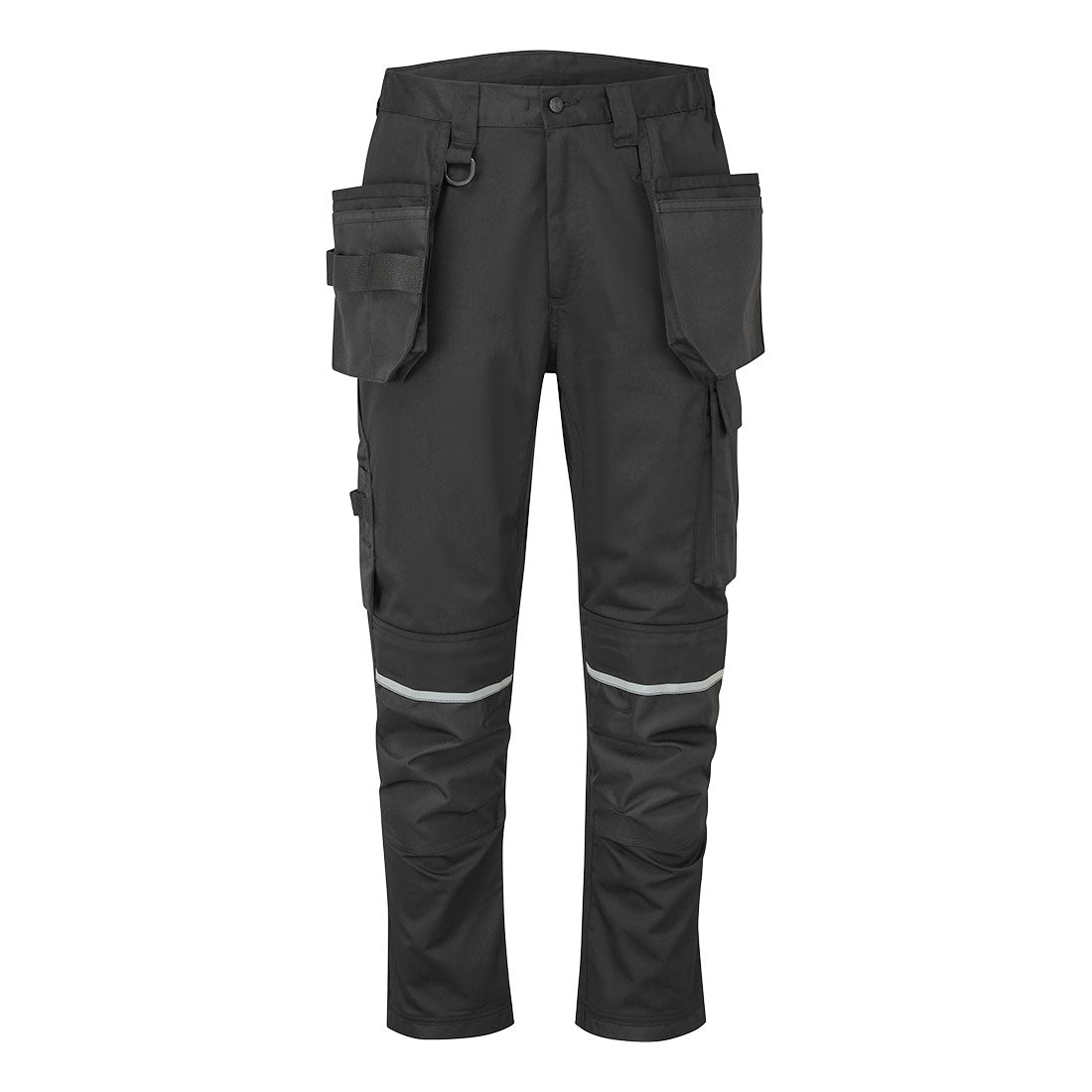 Portwest WX2 Eco Craft Holster Trousers cd845 - Black - Short Leg - Customisable Trousers