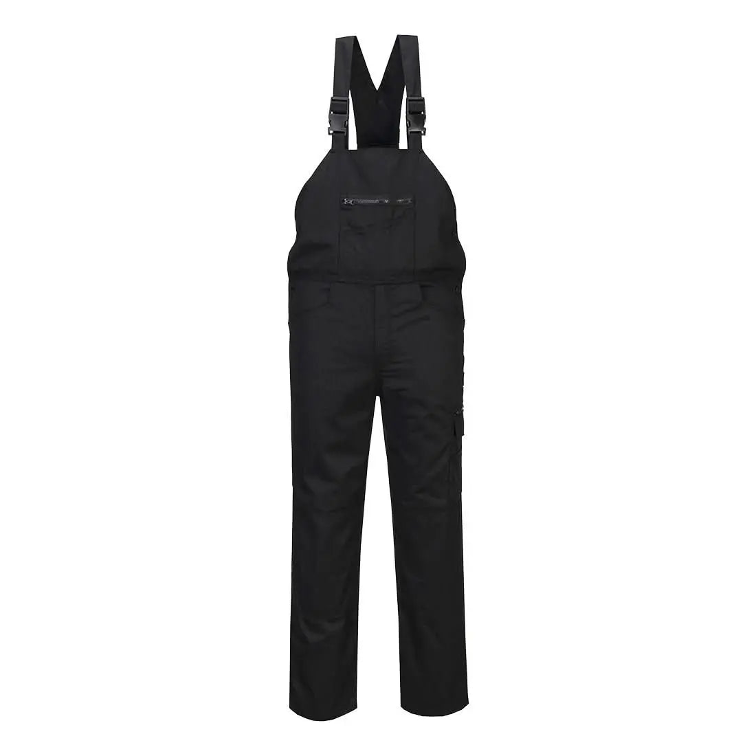Wx2 Eco Stretch Bib And Brace Cd850 - Black - Customisable Bib &amp; Braces
