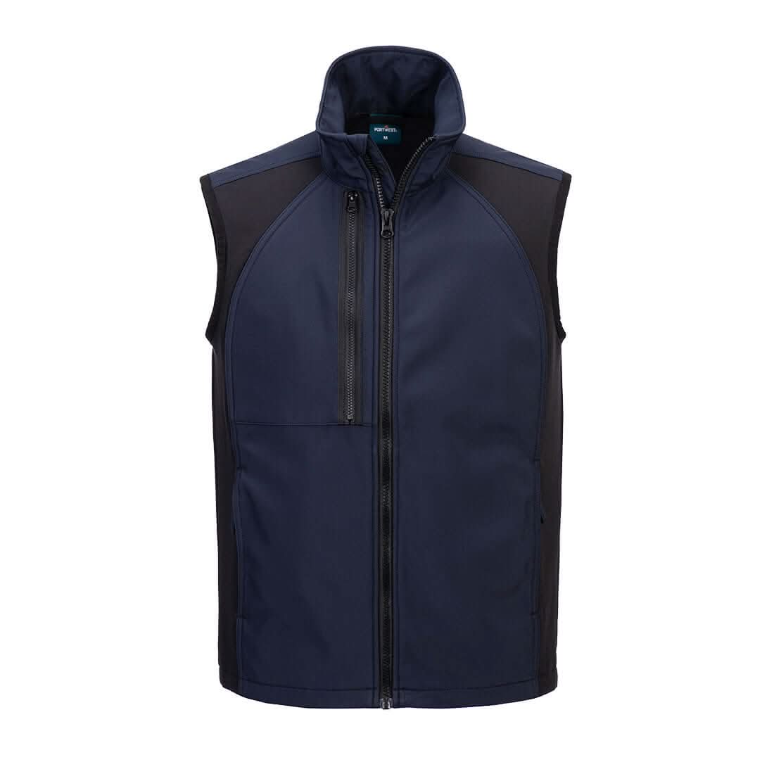 Portwest Wx2 Eco Softshell Bodywarmer 2L CD876 - Dark Navy - Customisable Bodywarmer