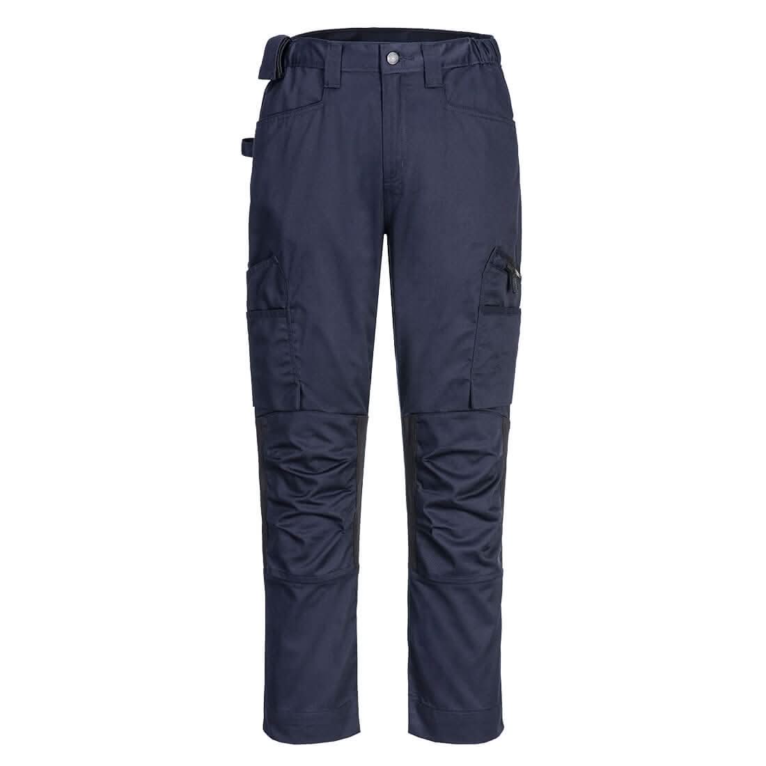 Portwest Wx2 Eco Stretch Trade Trousers Dark Navy CD881 - Dark Navy - Customisable Trousers