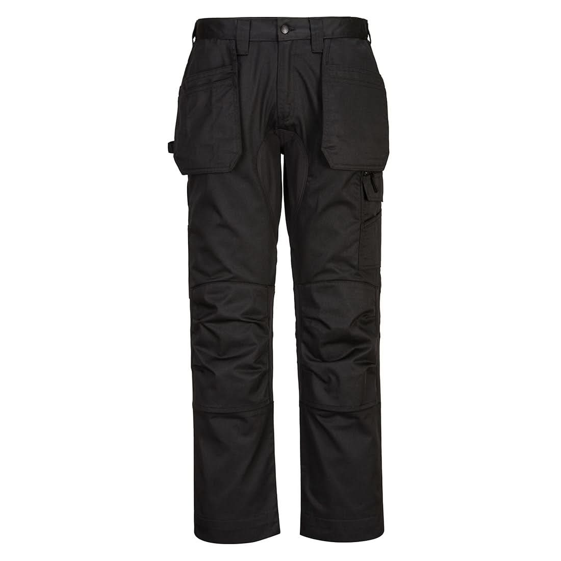 Portwest Wx2 Eco Stretch Holster Trousers CD883 - Black - Customisable Trousers