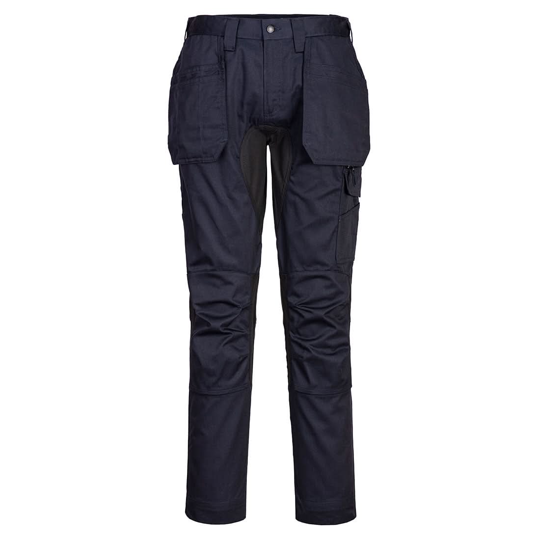 Portwest Wx2 Eco Stretch Holster Trousers CD883 - Dark Navy Black - Customisable Trousers