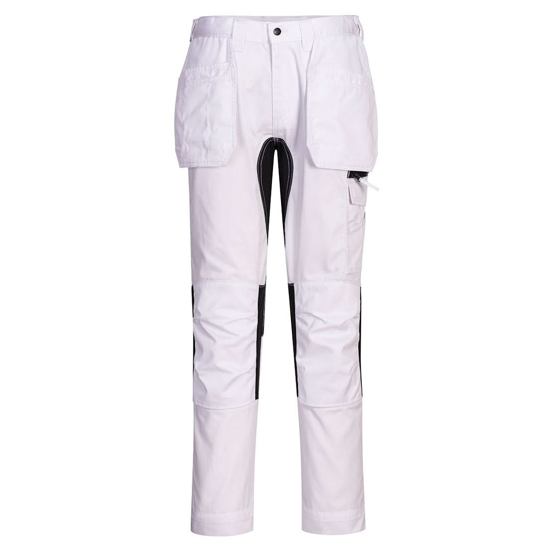 Portwest Wx2 Eco Stretch Holster Trousers CD883 - White - Customisable Trousers