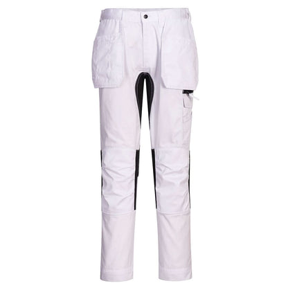 Portwest Wx2 Eco Stretch Holster Trousers CD883 - White - Customisable Trousers