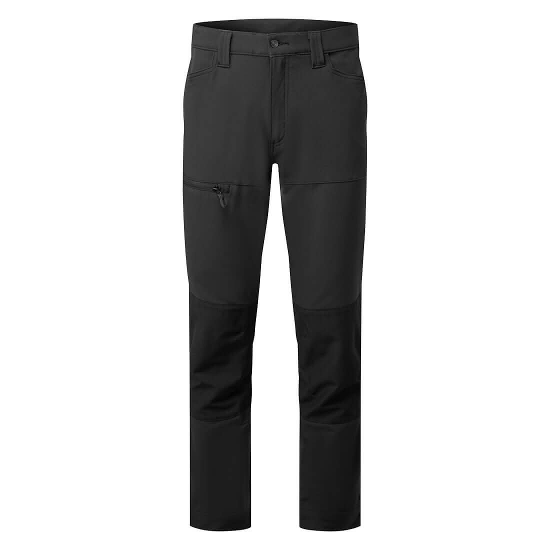 Portwest Wx2 Eco Stretch Work Trousers CD886 - Black - Customisable Trousers