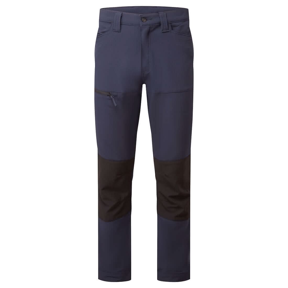Portwest Wx2 Eco Stretch Work Trousers CD886 - Dark Navy Black - Customisable Trousers