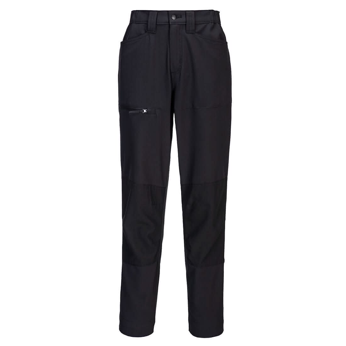 Portwest Wx2 Eco WomenS Stretch Work Trousers CD887 - Black - Customisable Trousers