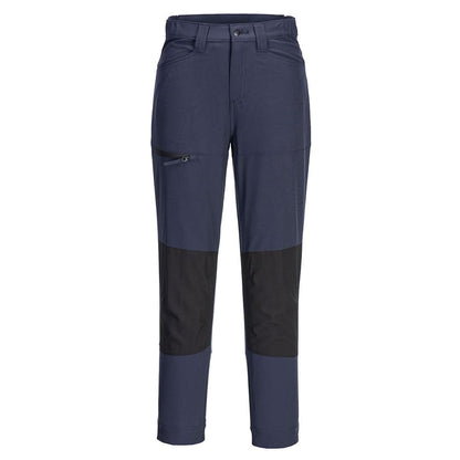 Portwest Wx2 Eco WomenS Stretch Work Trousers CD887 - Dark Navy - Customisable Trousers