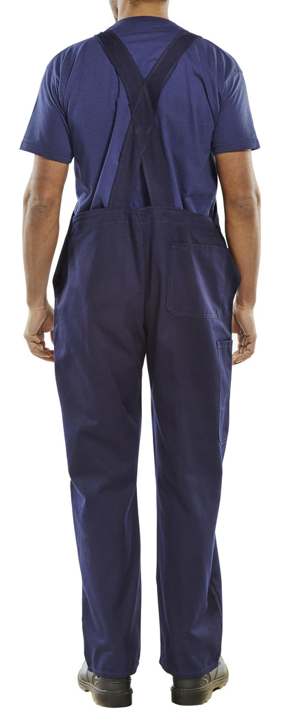 Beeswift Cotton Drill Bib And Brace - - Customisable Bib &amp; Braces