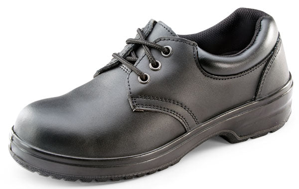 Beeswift Ladies Tie Shoe - Black - Customisable Safety Shoes