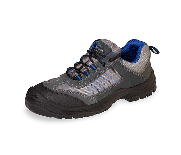 Beeswift Mesh Active Trainer Shoe - Black Blue - Customisable Safety Trainers