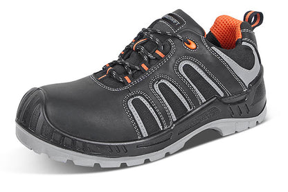 Beeswift Trainer Shoe S Non Metallic - Black - Customisable Safety Trainers