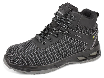 Beeswift Himley Tpu Tek Composite Mid Lightweight Safety Work Boot Ss - Black - Customisable Safety Boots