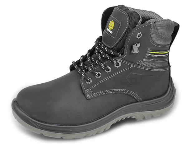 Beeswift Steel Toe Cap Ankle Boot - Black - Customisable Safety Boots
