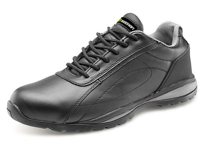Beeswift Double Density Trainer Shoe Sbp - Black - Customisable Safety Trainers