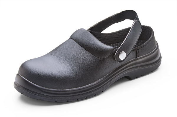 Beeswift Micro Fibre Slipper - Black - Customisable Safety Slippers