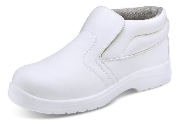 Beeswift Micro Fibre Boot S - White - Customisable Safety Boots