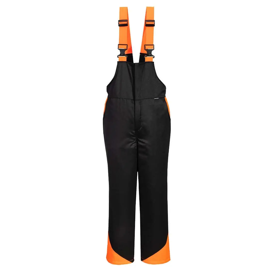 Oak Chainsaw Bib And Brace Ch12 - Black - Customisable Bib &amp; Braces