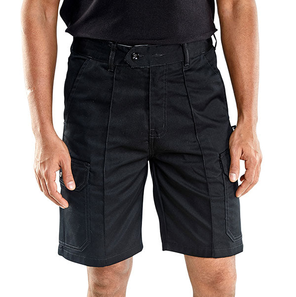 Beeswift Cargo Pocket Shorts - Black - Customisable Shorts