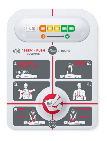 Life Pad Lifepad Resuscitation Aid - White 8.7CMX23.3CMX8.3CM - Customisable Resuscitation Aids