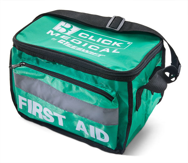Click Medical Click Medical Heavy Duty First Aid Bag - Green 34X22CM - Customisable Containers