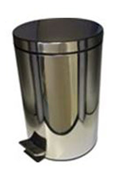 Clickmedical Click Medical Stainless Steel Pedal Bin - Chrome 12L - Customisable Furniture/Room Equipment