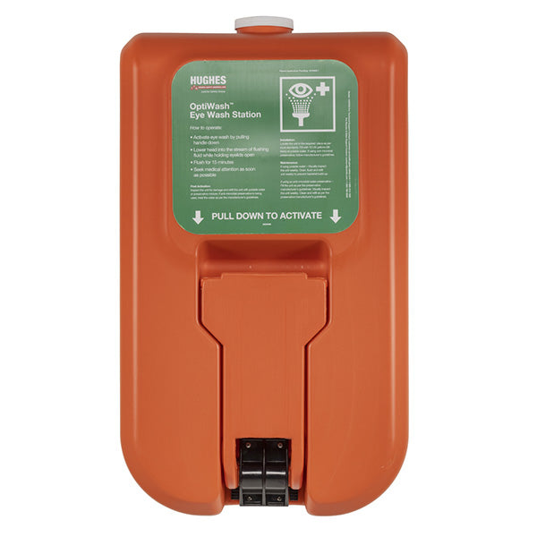 Click Medical Click Medical Wall Mounted Self Contained Gravity Fed Eye Wash Ltr - Orange 38LITRE - Customisable Eye Wash