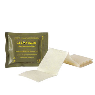 Celox Cellox Haemostatic Gauze Z Fold Version Foot - Cream 5FT - Customisable Trauma &amp; Critical Injury
