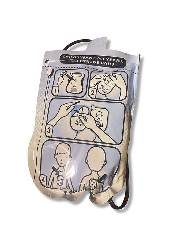 Defibtech Defibtech Lifeline Paediatric Defibrillator Pads (Ddp P) - White 230X160X40MM - Customisable Defibrillators