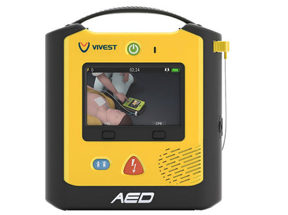 Vi Vest Vivest Power Beat Semi Automatic Defibrillator Aed X - Black H23.2XW20.9XD5.9 - Customisable Defibrillators