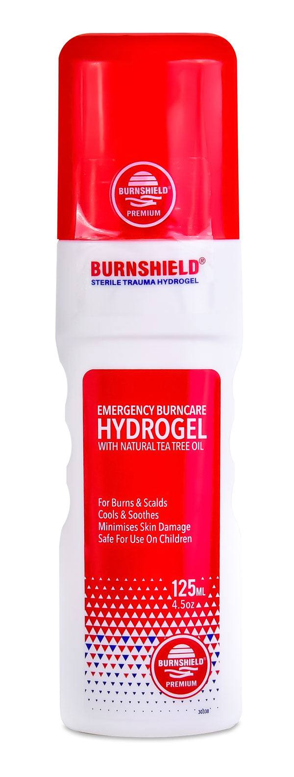 Burnshield Burnshield Hydrogel Sterile Ml Spray Bottle - White Red 125ML - Customisable Burns
