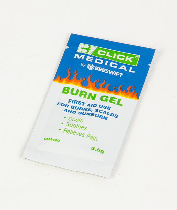 Click Medical Click Medical Emergency Burn Gel Sachet G - White Blue 3.5G - Customisable Burns