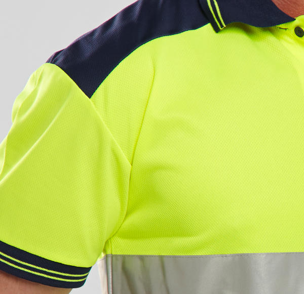 Beeswift Hi Vis Two Tone Polo Shirt - - Customisable Polo Shirts