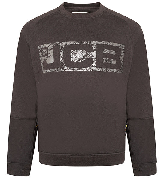 Jcb Workwear Jcb Workwear Trade Crew Sweatshirt - Black - Customisable Sweatshirts