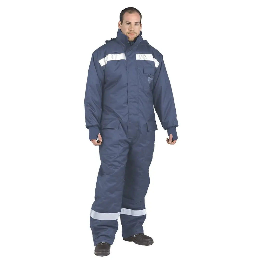 Cold Store Coverall Cs12 - Navy - Customisable Coveralls