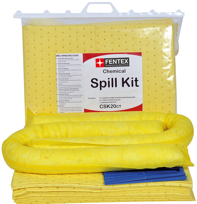 Fentex Chemical Spill Kit L - Yellow 20L - Customisable Kits