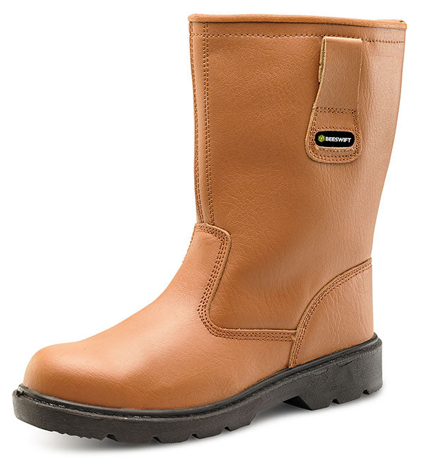 Beeswift S Thinsulate Rigger Boot - Tan - Customisable Rigger Boots