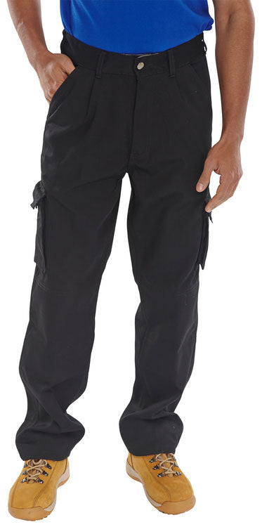 Beeswift Newark Trousers - Black - Customisable Trousers