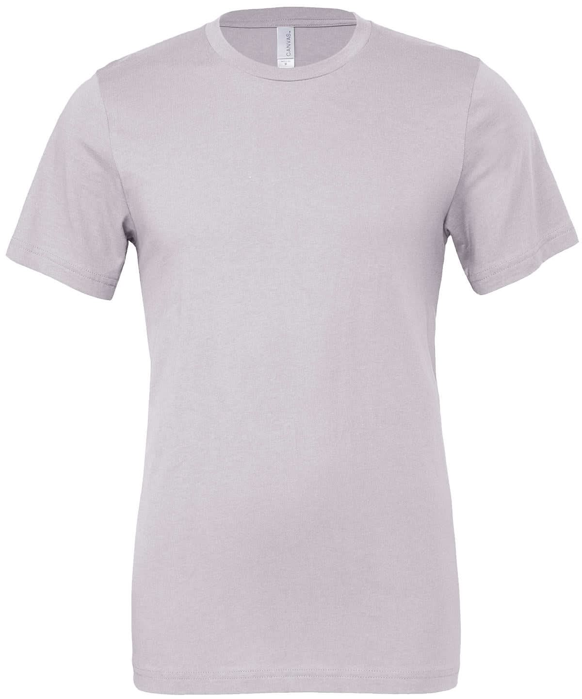 Bella Canvas Unisex Jersey crew neck t shirt Lavender Dust CV001 - Lavender Dust - Customisable T-Shirts