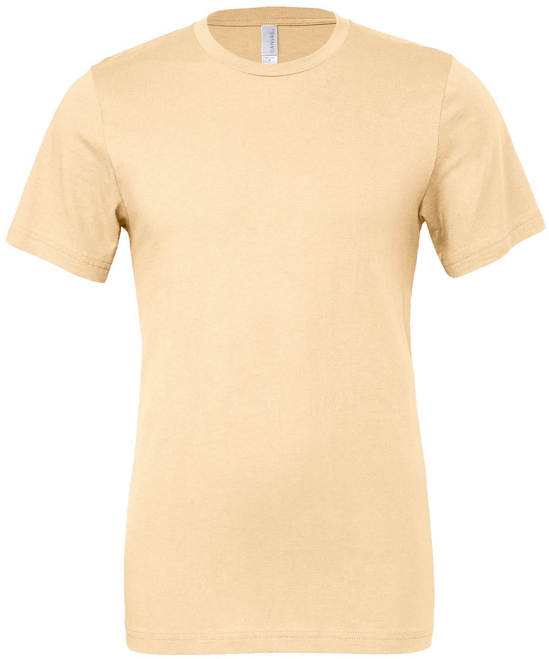 Bella Canvas Unisex Jersey crew neck t shirt Natural CV001 - Natural - Customisable T-Shirts